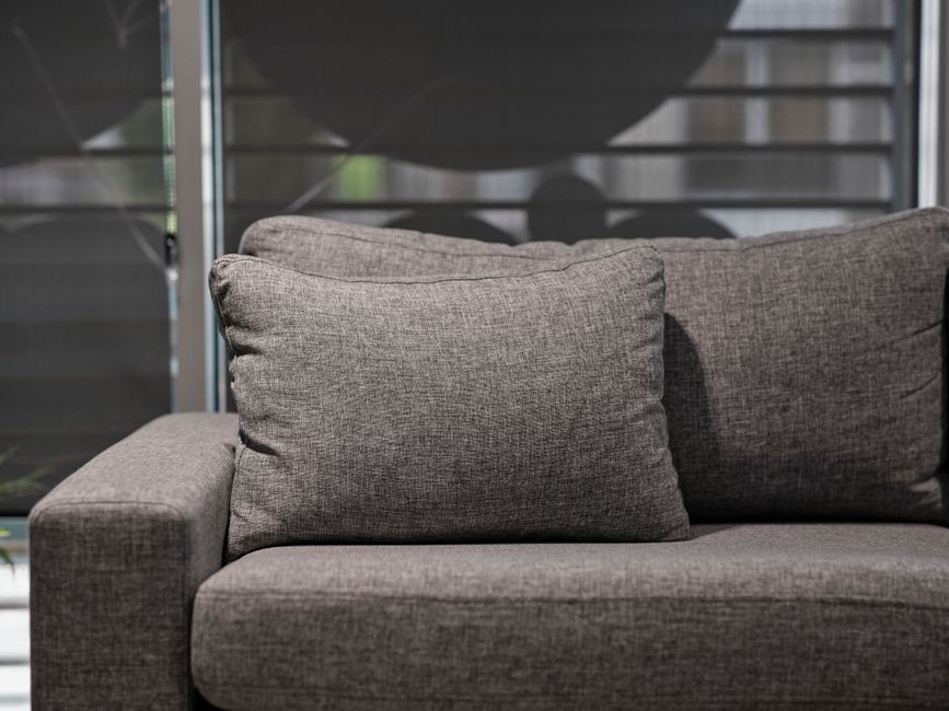 Professional cleaning of a fabric sofa